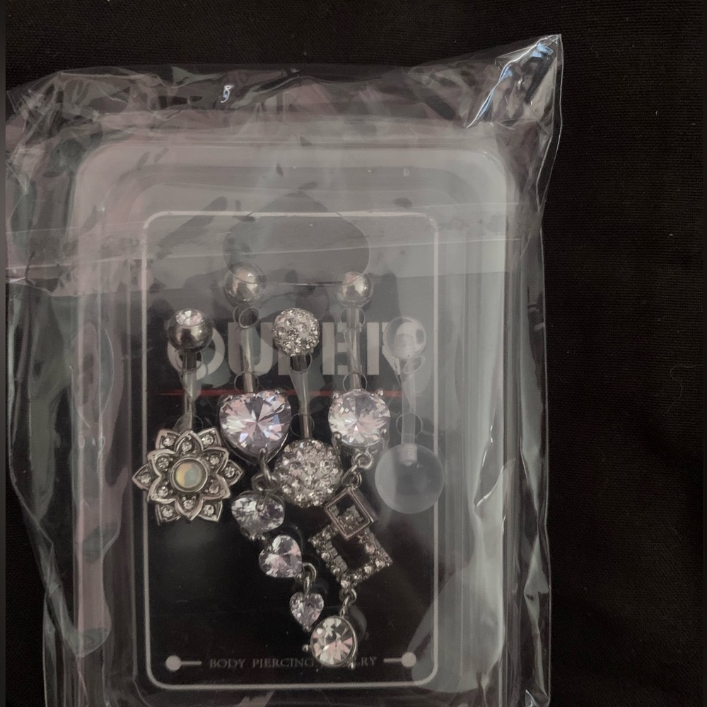 Belly button piercings (5 pack)